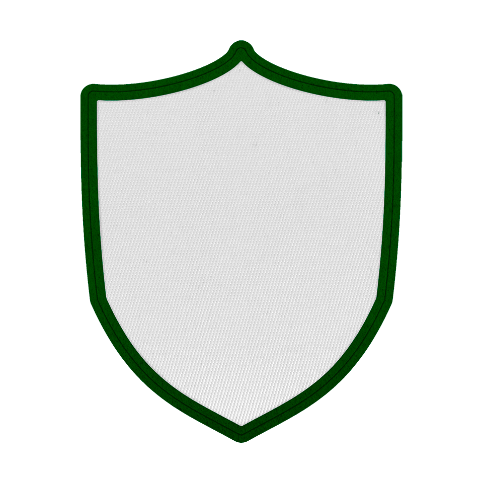 Parche Satín Escudo 12 colores para Contorno a Elegir