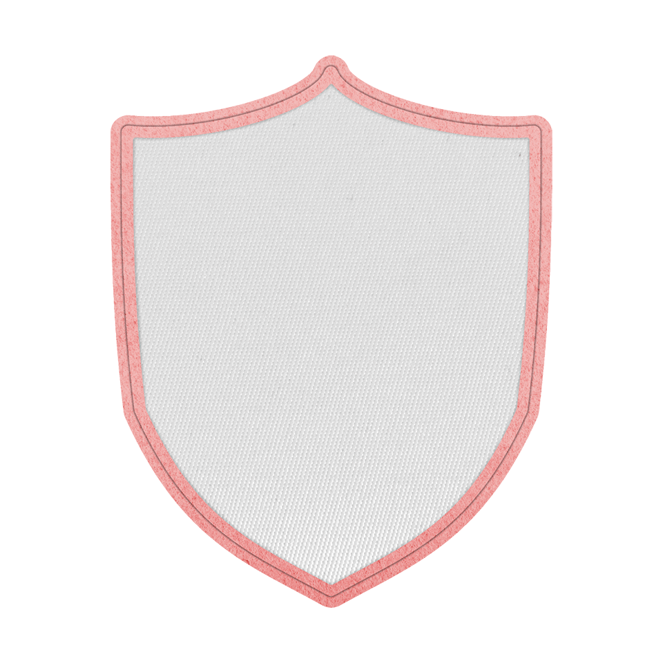 Parche Satín Escudo 12 colores para Contorno a Elegir