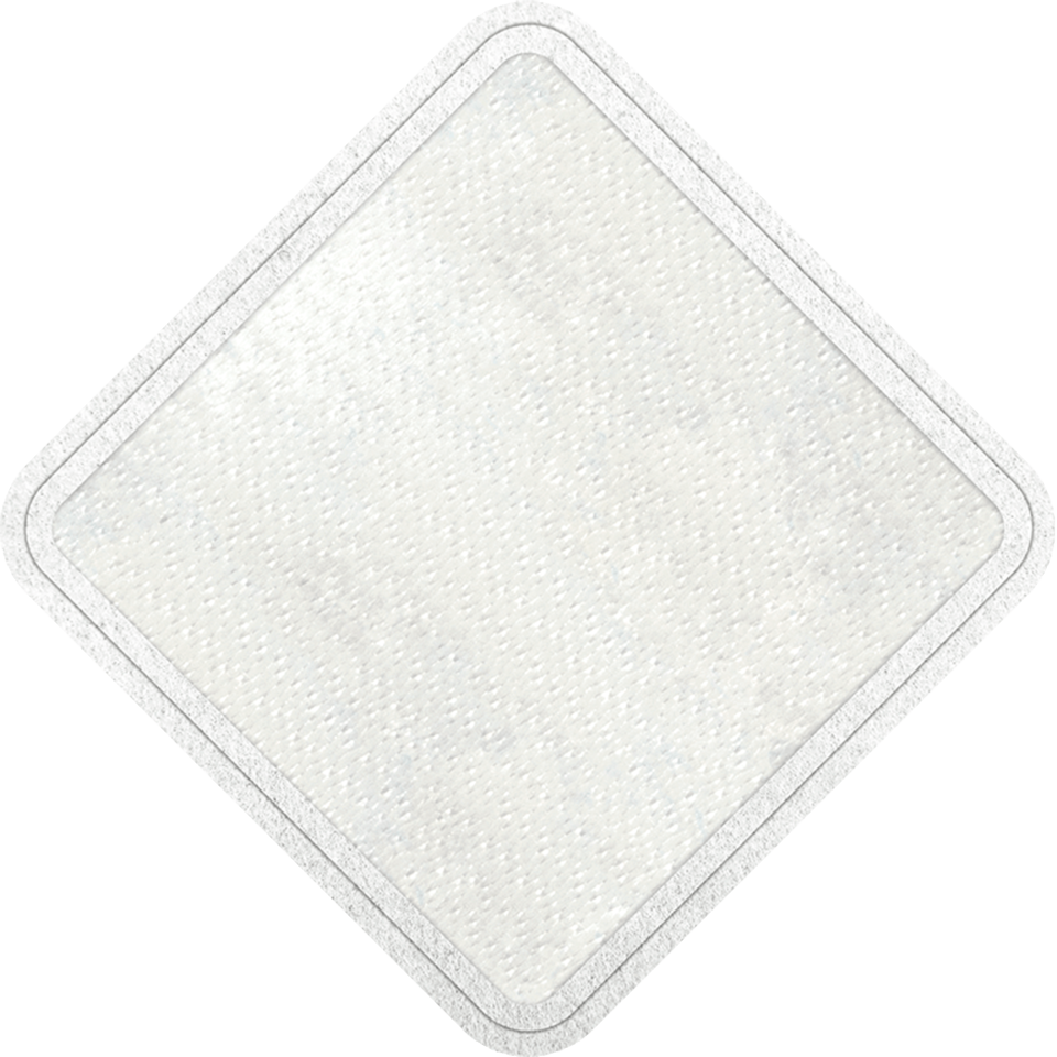 Parche Personalizable con Stick Brillante en Forma de Rombo