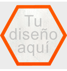 Parche Stick Forma Hexagonal de Distintos Colores