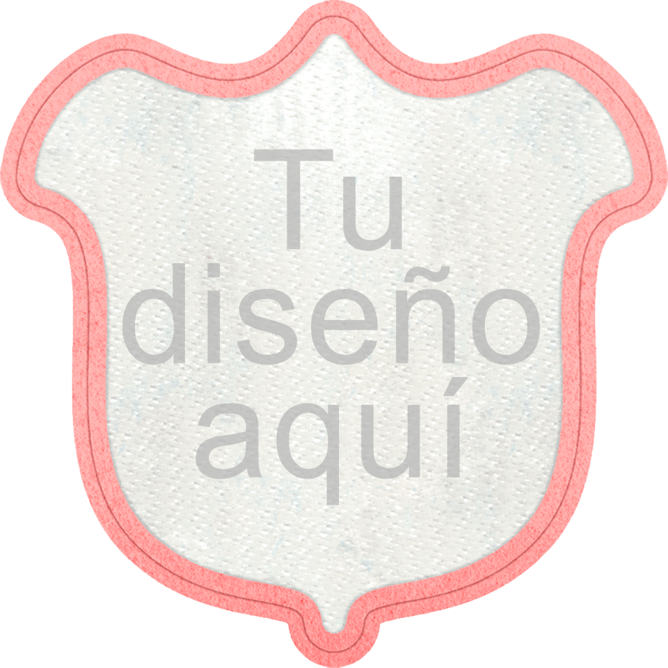 Parche Brillante Stick Forma de Tulipán Personalizable