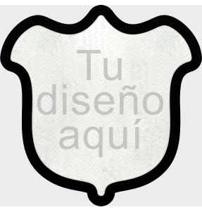 Parche Brillante Stick Forma de Tulipán Personalizable