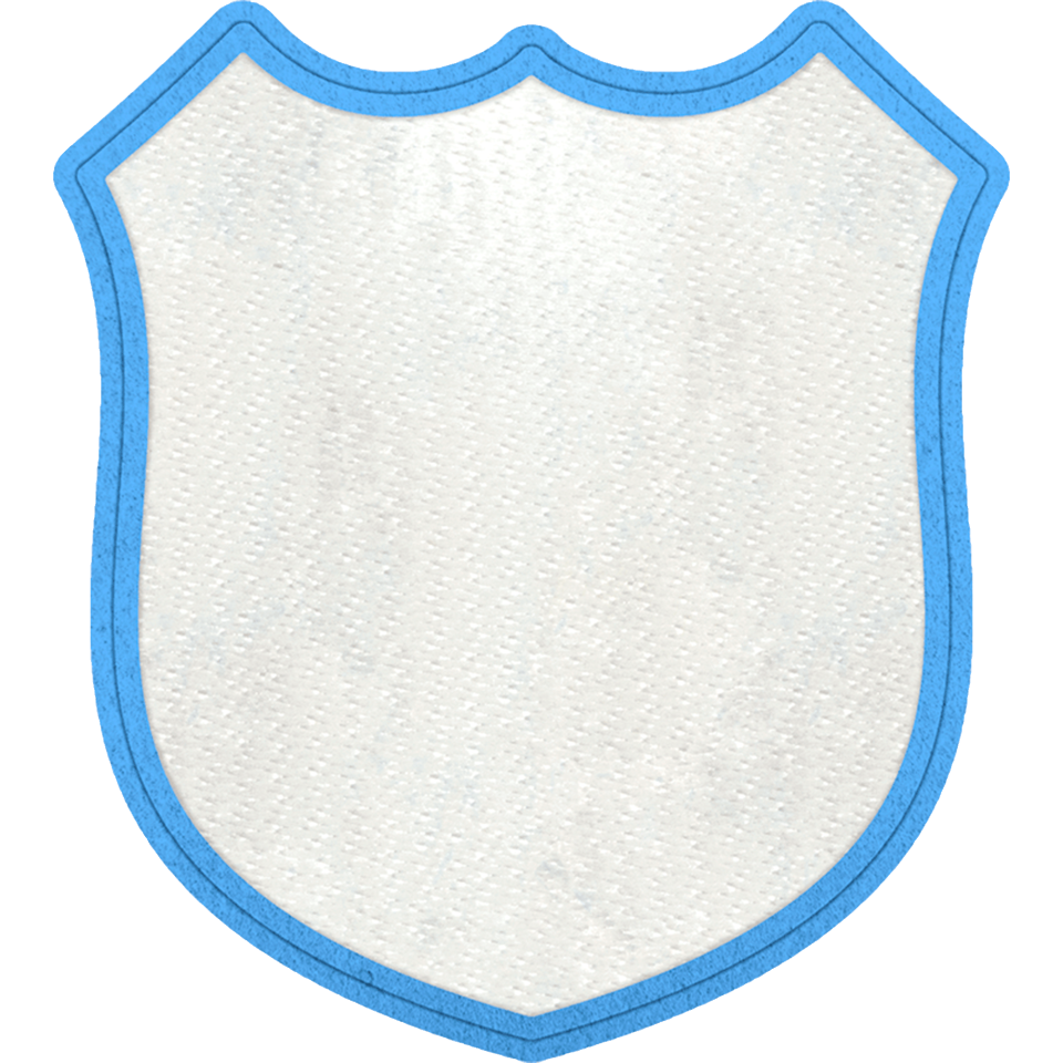 Parche Stick Forma de Escudo