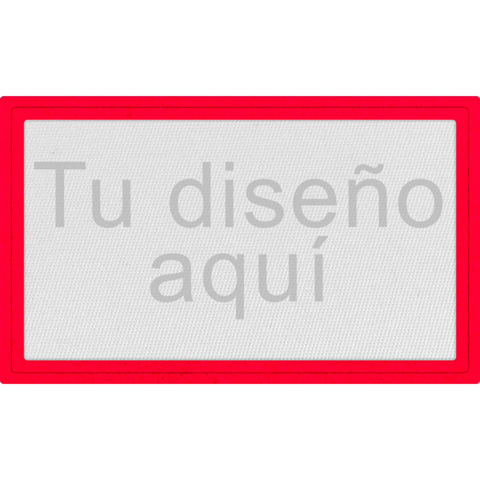 Parche Satín Rectangular para Personalizar