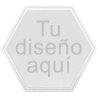 Parche Satín con Flock con Forma de Hexágono para Personalizar