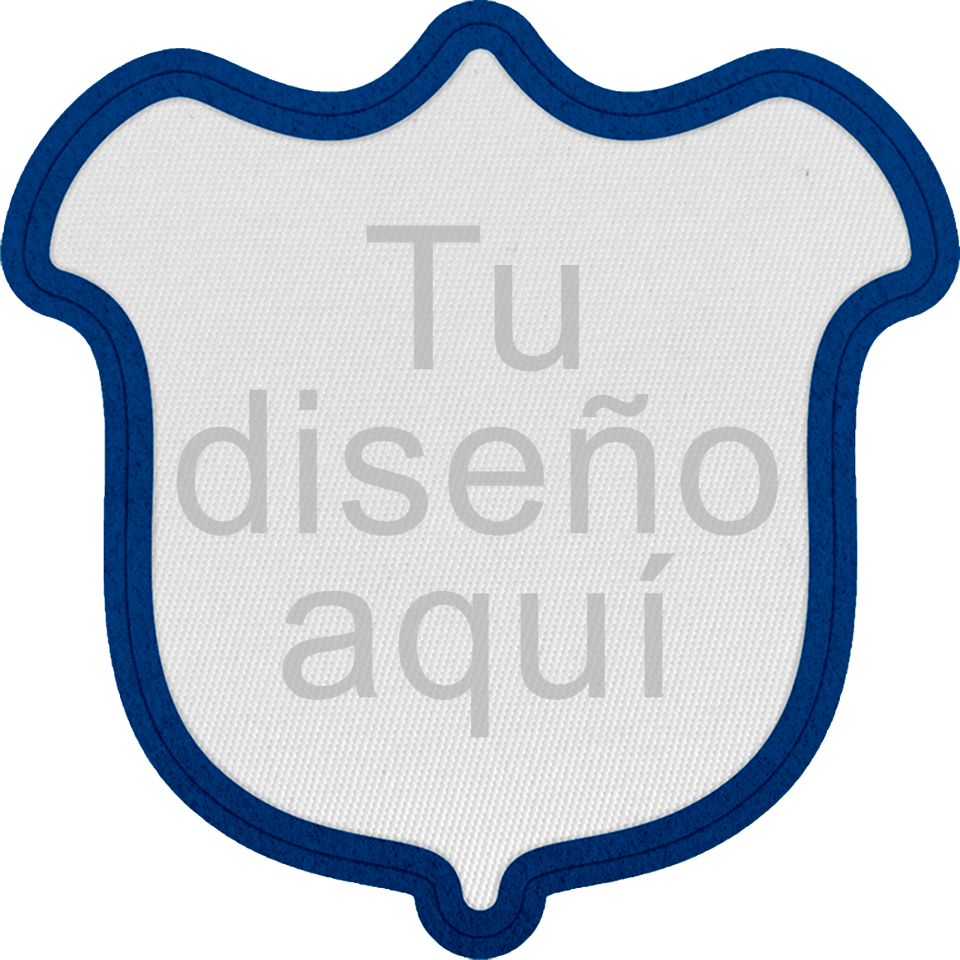 Parche Satín con Flock Personalizable Forma de Tulipán