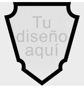 Parche Satín con Forma de Punta de Flecha de Colores