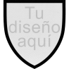Parche con Forma de Escudo Satín Personalizable