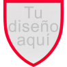 Parche con Forma de Escudo Satín Personalizable