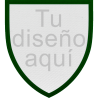 Parche con Forma de Escudo Satín Personalizable