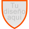 Parche con Forma de Escudo Satín Personalizable