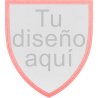Parche con Forma de Escudo Satín Personalizable