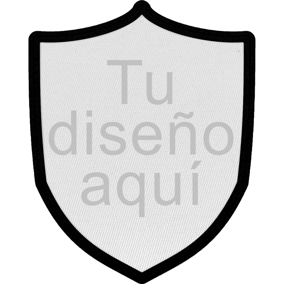 Parche Satín Escudo 12 colores para Contorno a Elegir