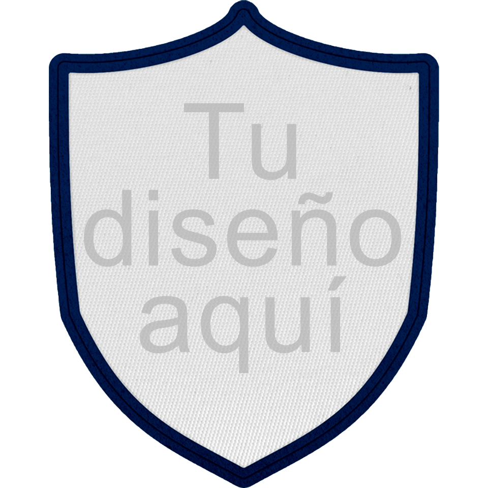 Parche Satín Escudo 12 colores para Contorno a Elegir