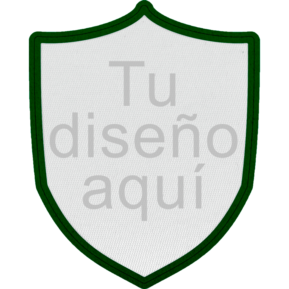 Parche Satín Escudo 12 colores para Contorno a Elegir