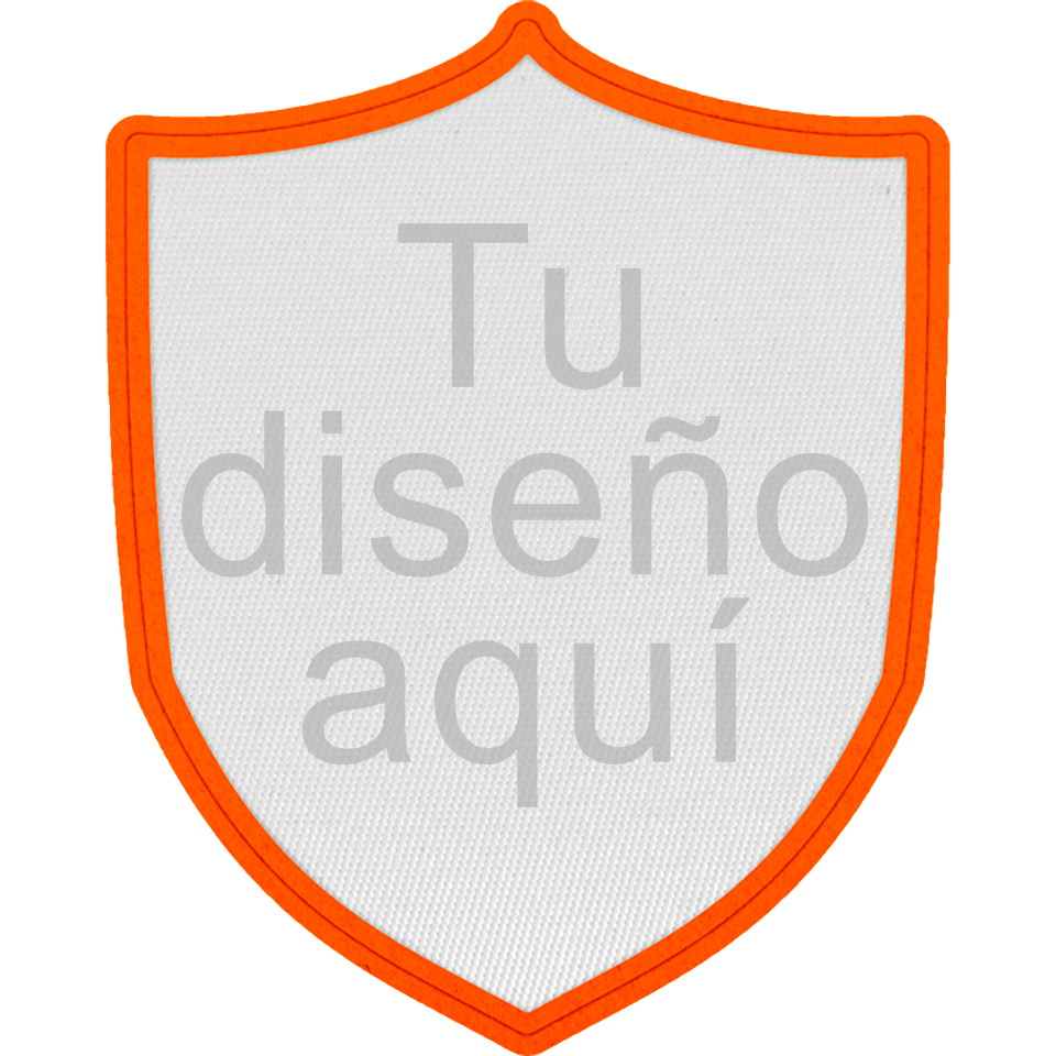 Parche Satín Escudo 12 colores para Contorno a Elegir