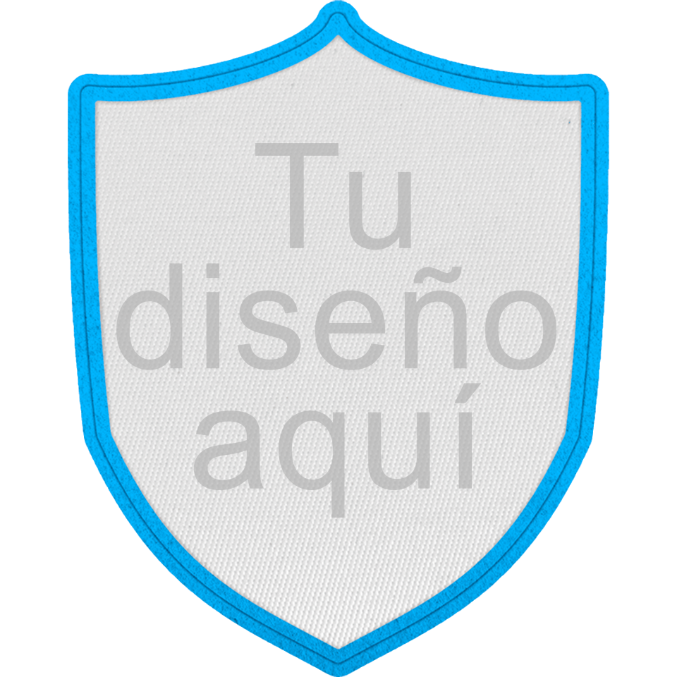 Parche Satín Escudo 12 colores para Contorno a Elegir