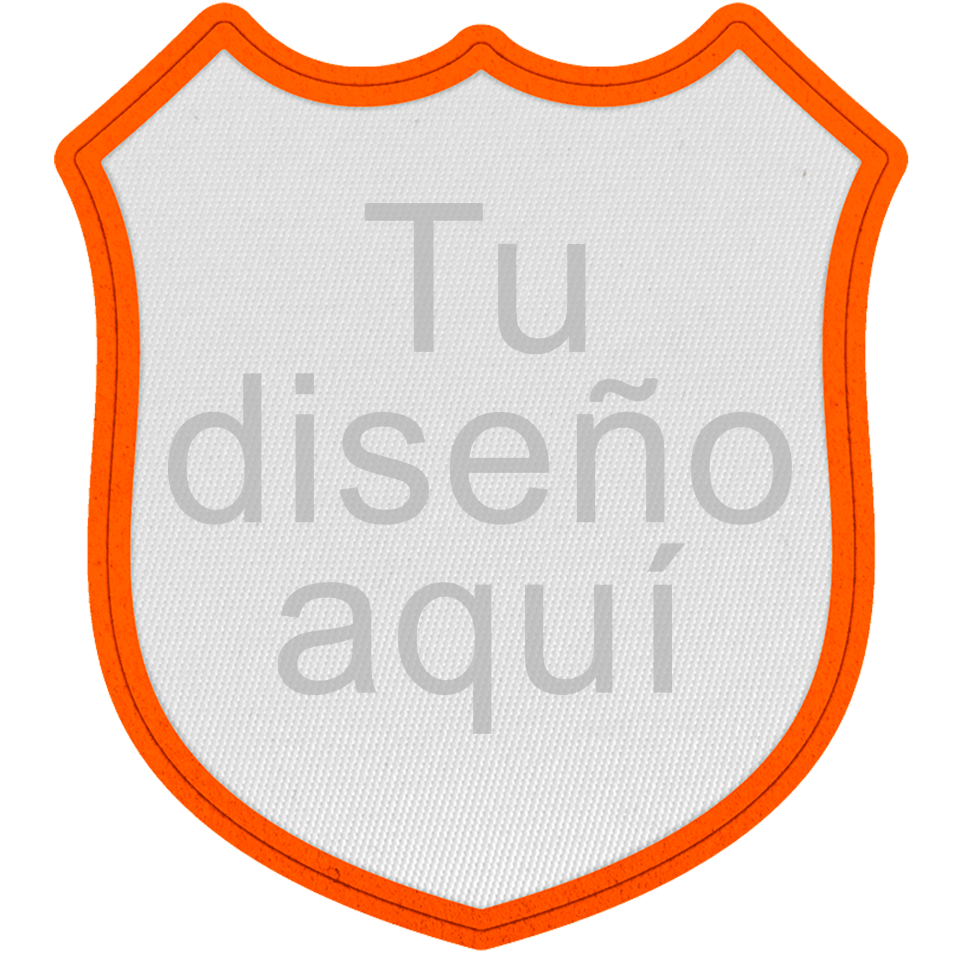 Parche Satín de Forma de Escudo Termoadhesivo