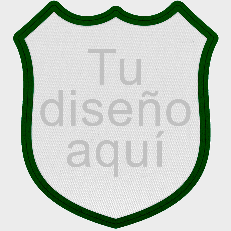 Parche Satín de Forma de Escudo Termoadhesivo