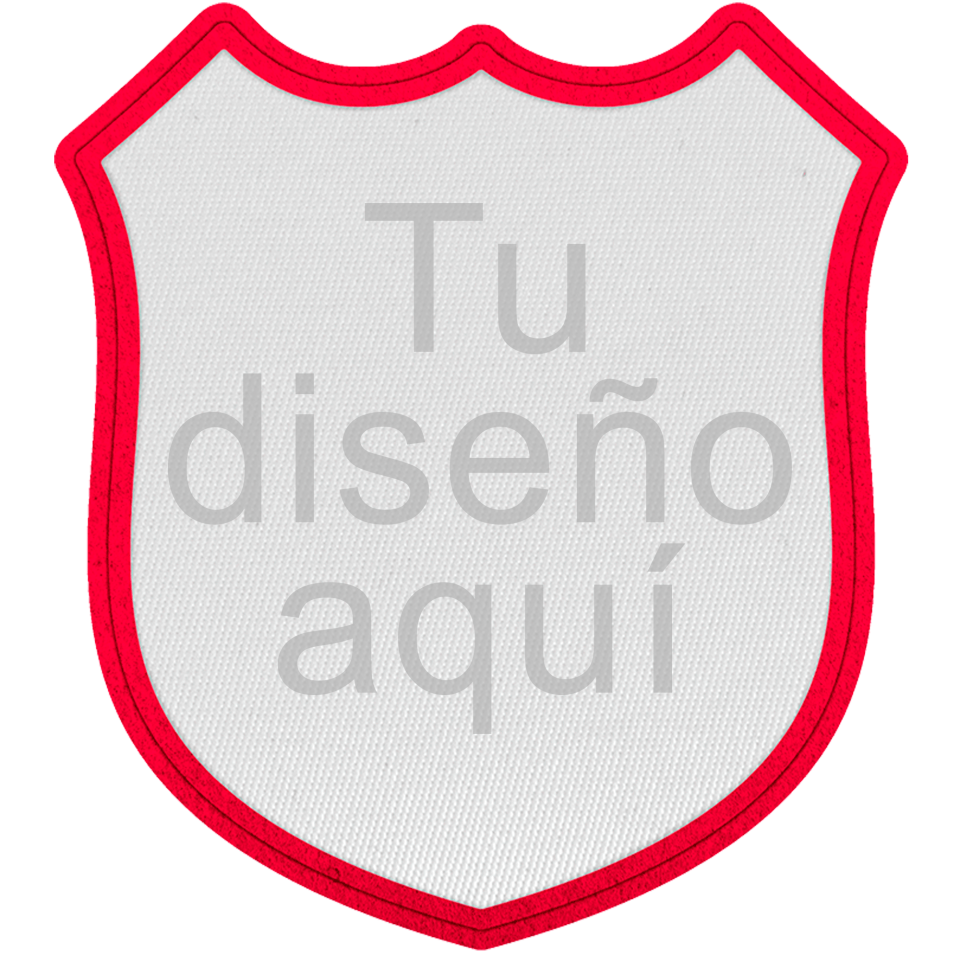 Parche Satín de Forma de Escudo Termoadhesivo