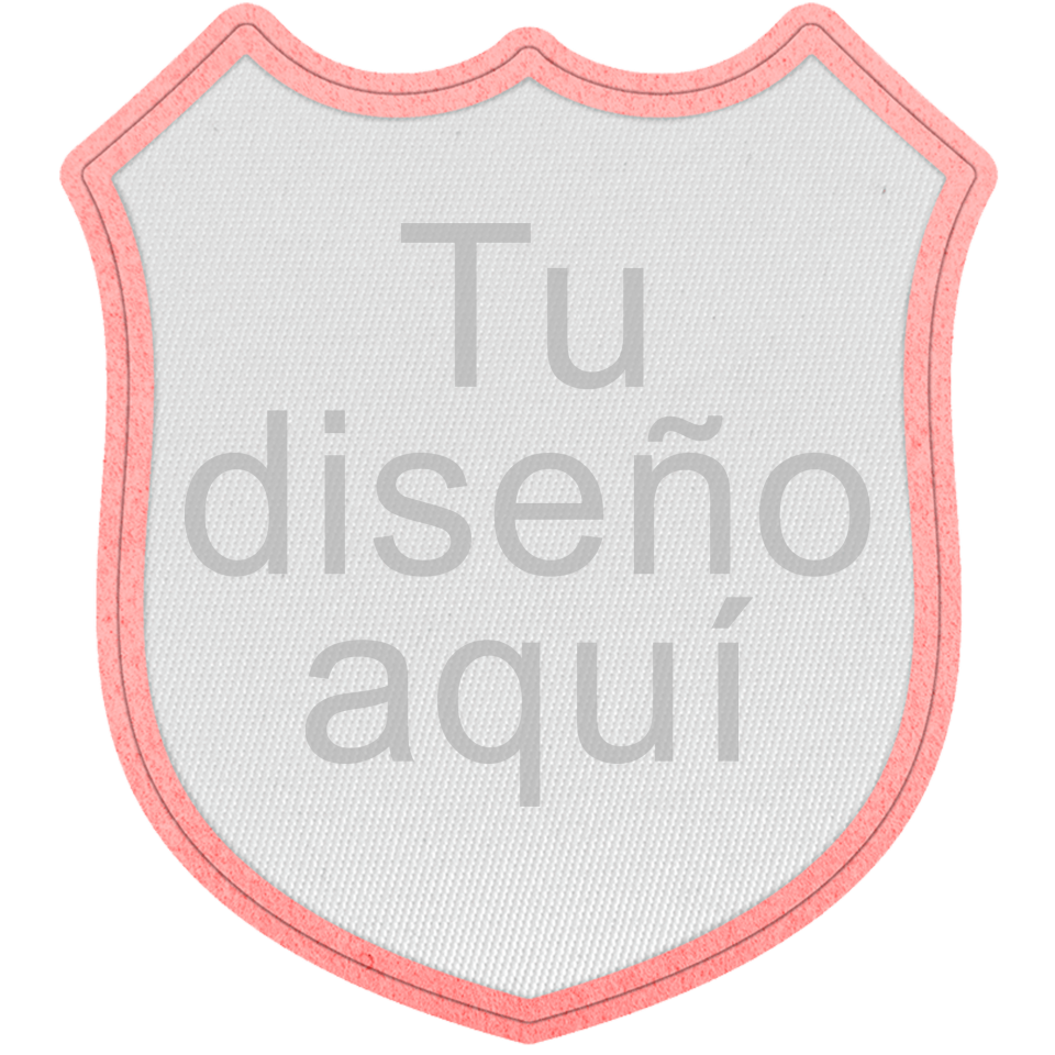 Parche Satín de Forma de Escudo Termoadhesivo