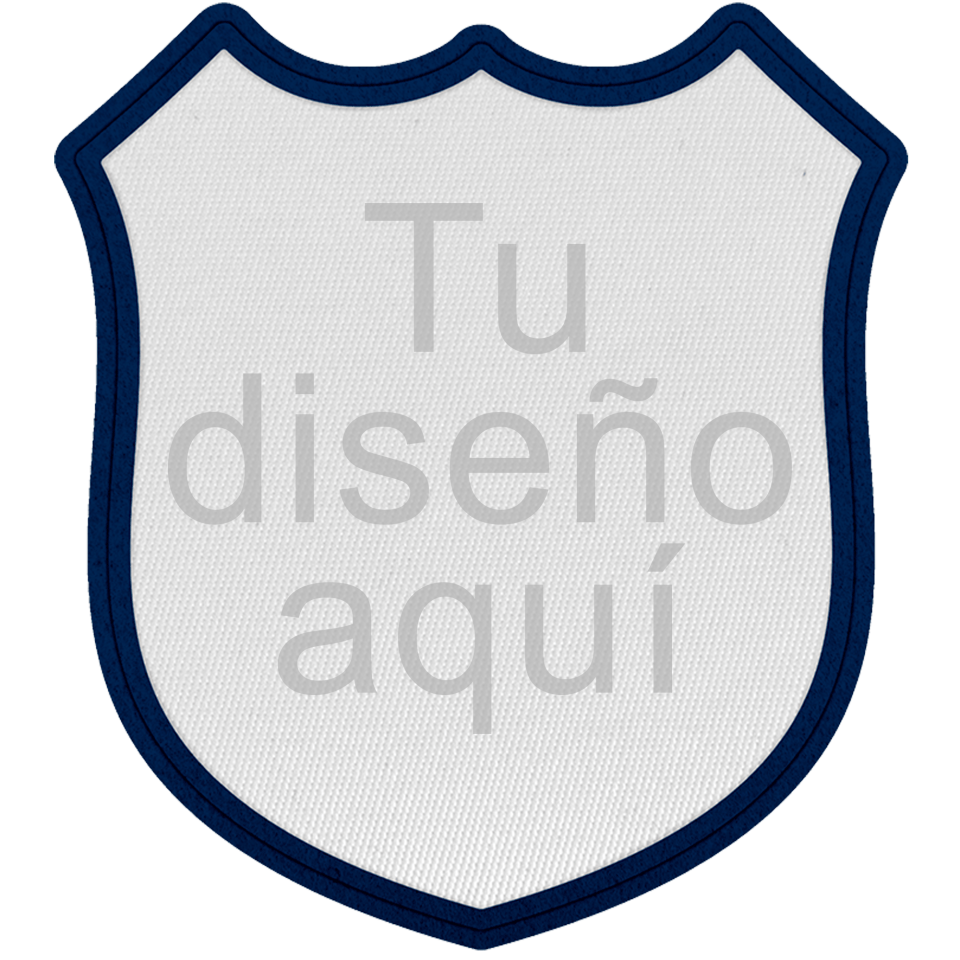 Parche Satín de Forma de Escudo Termoadhesivo