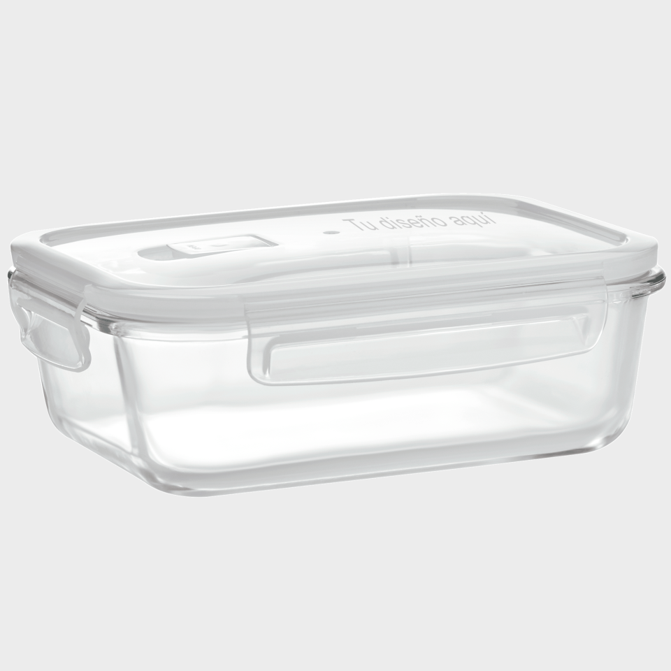 Fiambrera de cristal personalizada