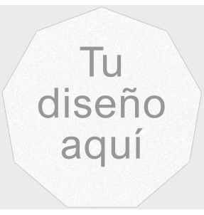 Parche velur nonágono