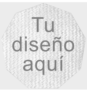 Parche STICK en Forma de Nonágono