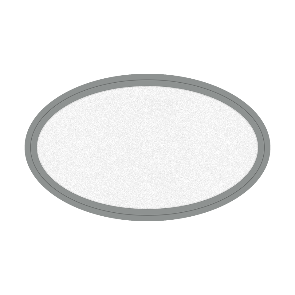 Parche Ovalado Fiberplus con DTF Eco de Color Personalizable