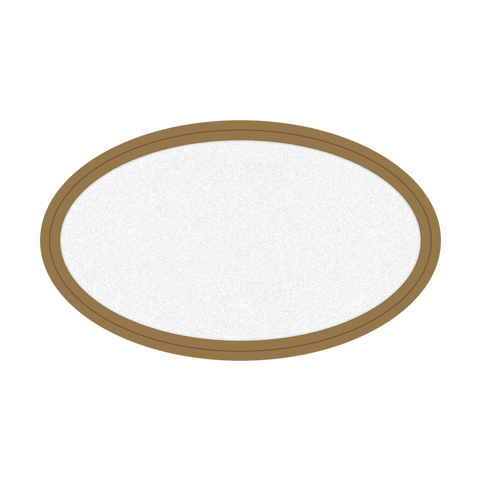 Parche Ovalado Fiberplus con DTF Eco de Color Personalizable