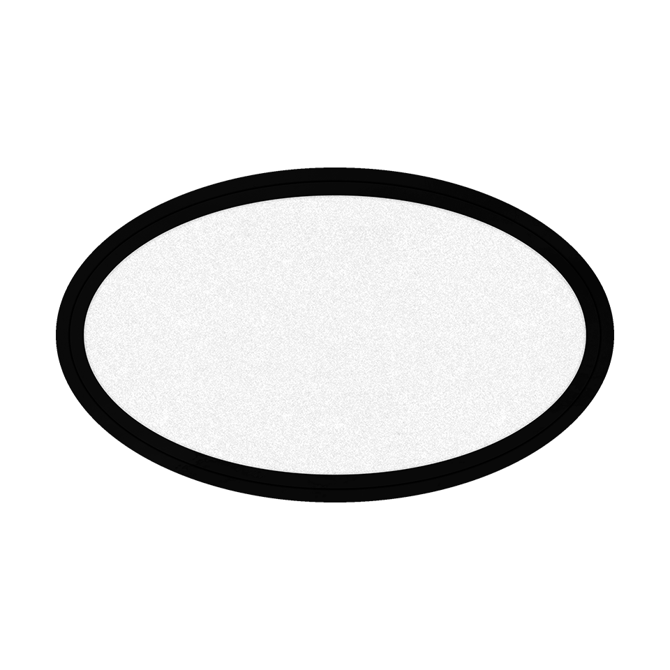 Parche Ovalado Fiberplus con DTF Eco de Color Personalizable