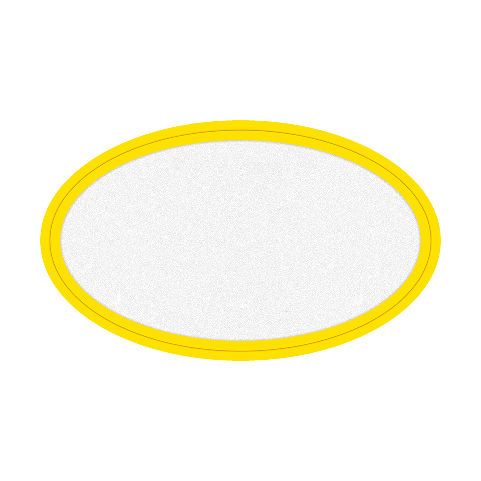 Parche Ovalado Fiberplus con DTF Eco de Color Personalizable