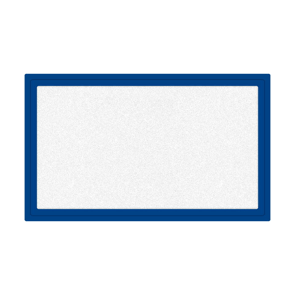 Parche Personalizable Fiberplus Forma Rectangular Acabado Mate