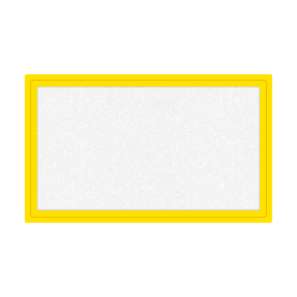 Parche Personalizable Fiberplus Forma Rectangular Acabado Mate