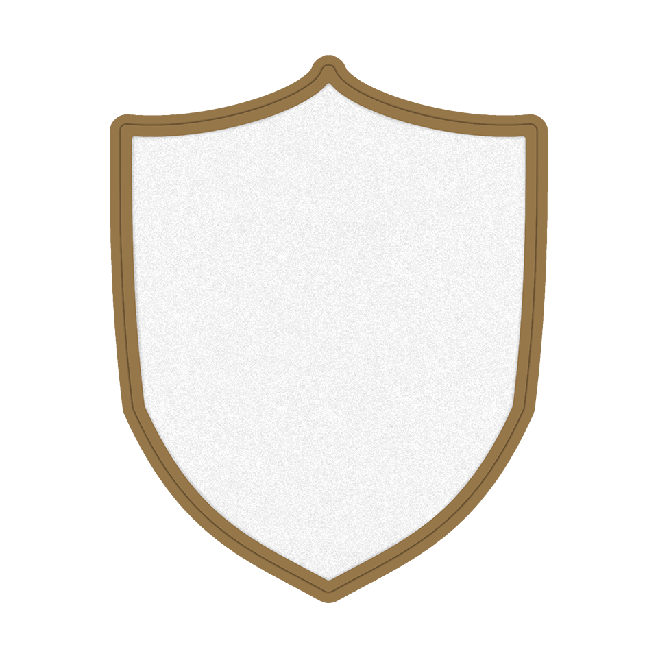 Parche Personalizado con Forma de Escudo