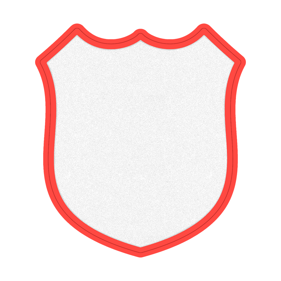 Parche FIBERPLUS con DTF Eco en Forma de Escudo 3