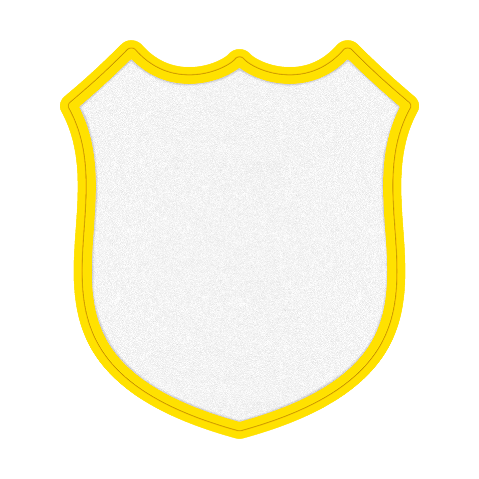 Parche FIBERPLUS con DTF Eco en Forma de Escudo 3