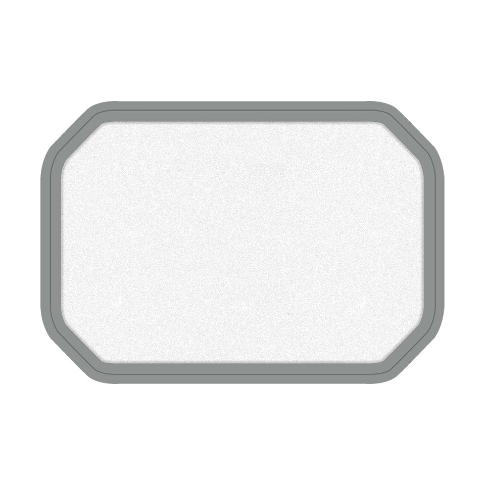 Parche FIBERPLUS con DTF Eco con Forma Hammer Efecto Mate