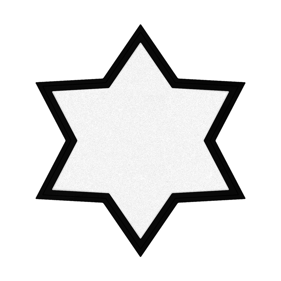 Parche FIBERPLUS con DTF Eco de Colores en Forma de Estrella