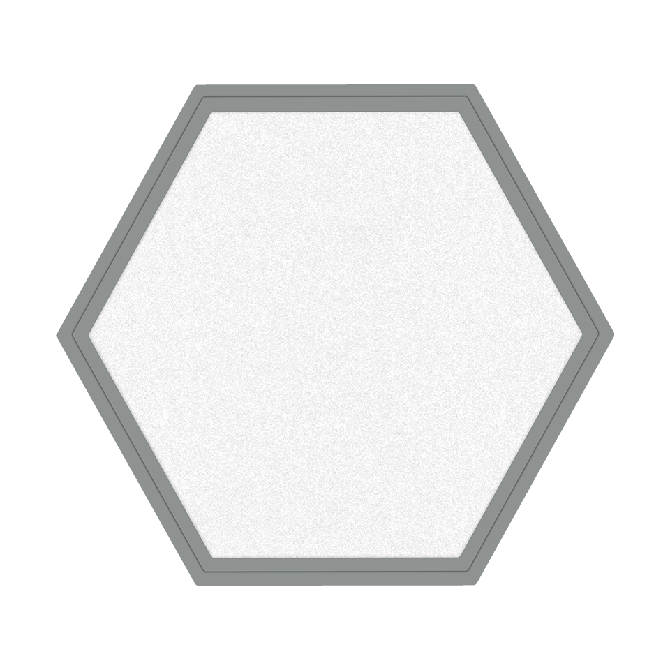 Parche Personalizable FIBERPLUS con DTF Eco en Forma de Hexagono