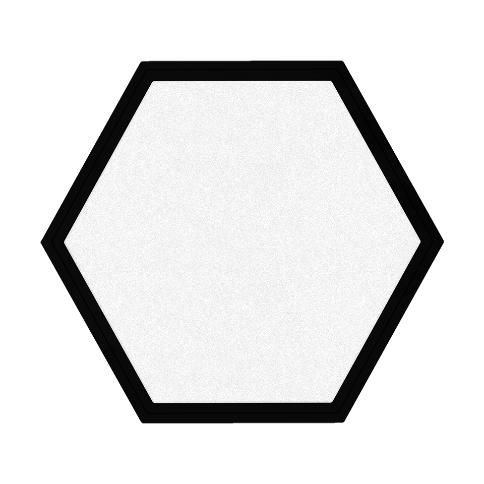 Parche Personalizable FIBERPLUS con DTF Eco en Forma de Hexagono