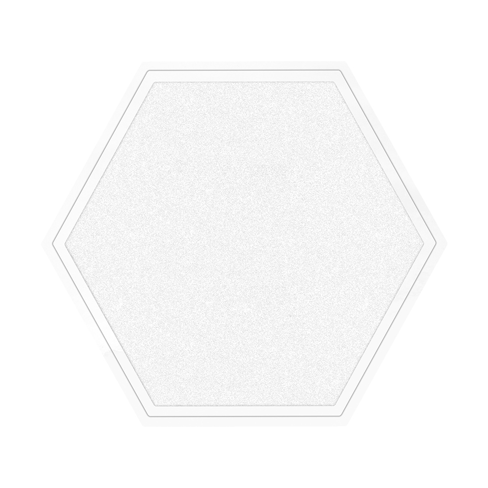 Parche Personalizable FIBERPLUS con DTF Eco en Forma de Hexagono