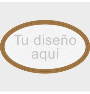 Parche Ovalado Fiberplus con DTF Eco de Color Personalizable