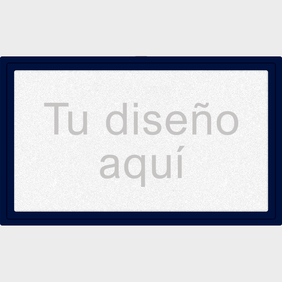 Parche Personalizable Fiberplus Forma Rectangular Acabado Mate