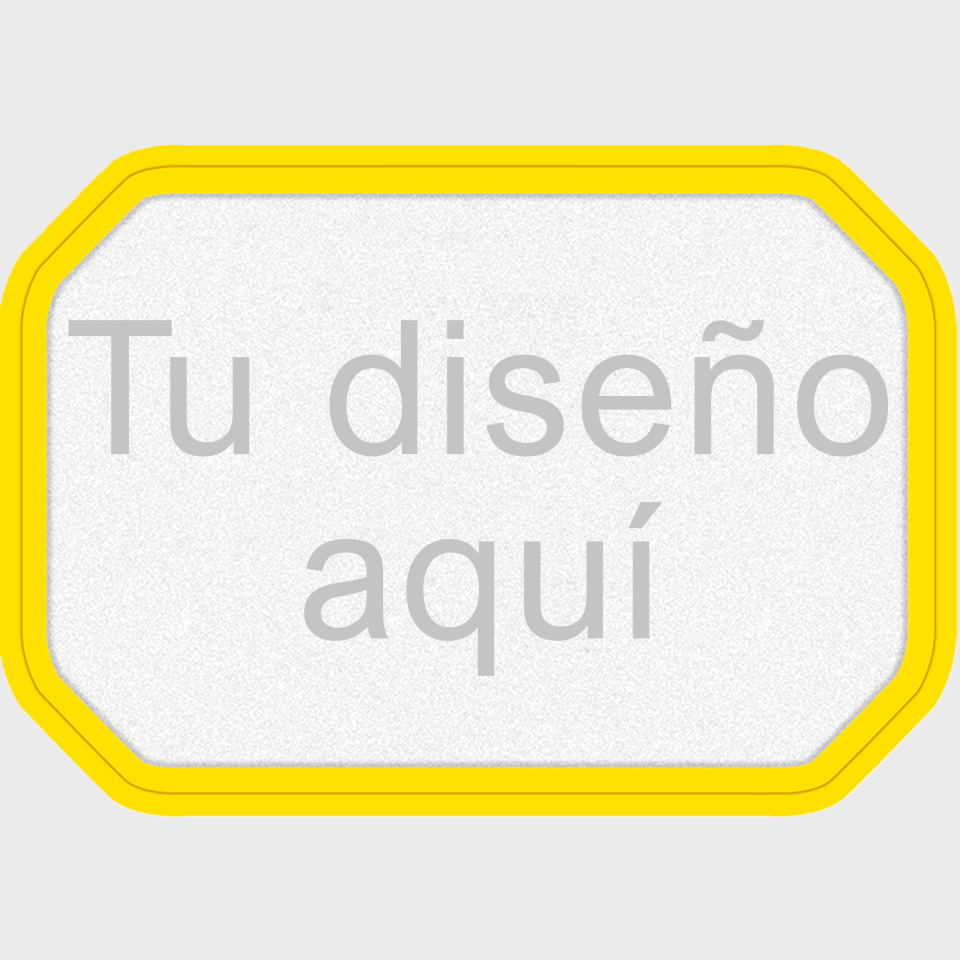 Parche FIBERPLUS con DTF Eco con Forma Hammer Efecto Mate