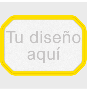 Parche FIBERPLUS con DTF Eco con Forma Hammer Efecto Mate