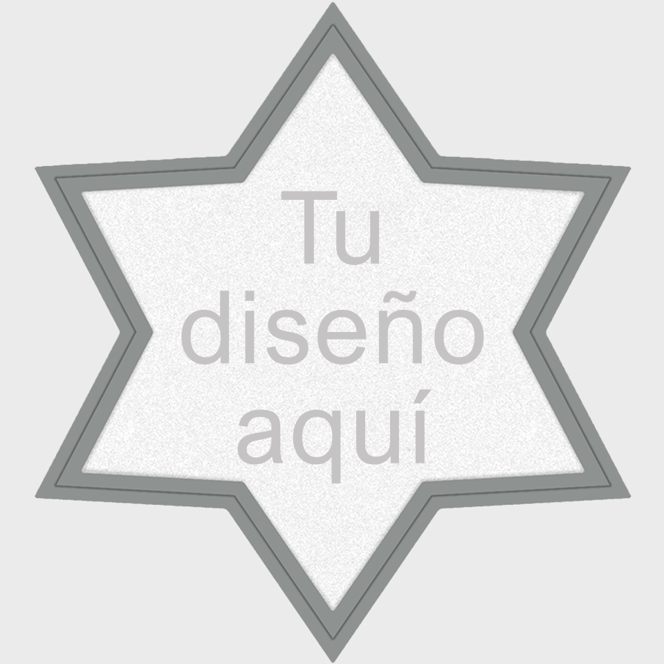 Parche FIBERPLUS con DTF Eco de Colores en Forma de Estrella