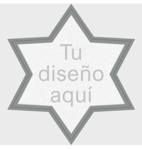 Parche FIBERPLUS con DTF Eco de Colores en Forma de Estrella