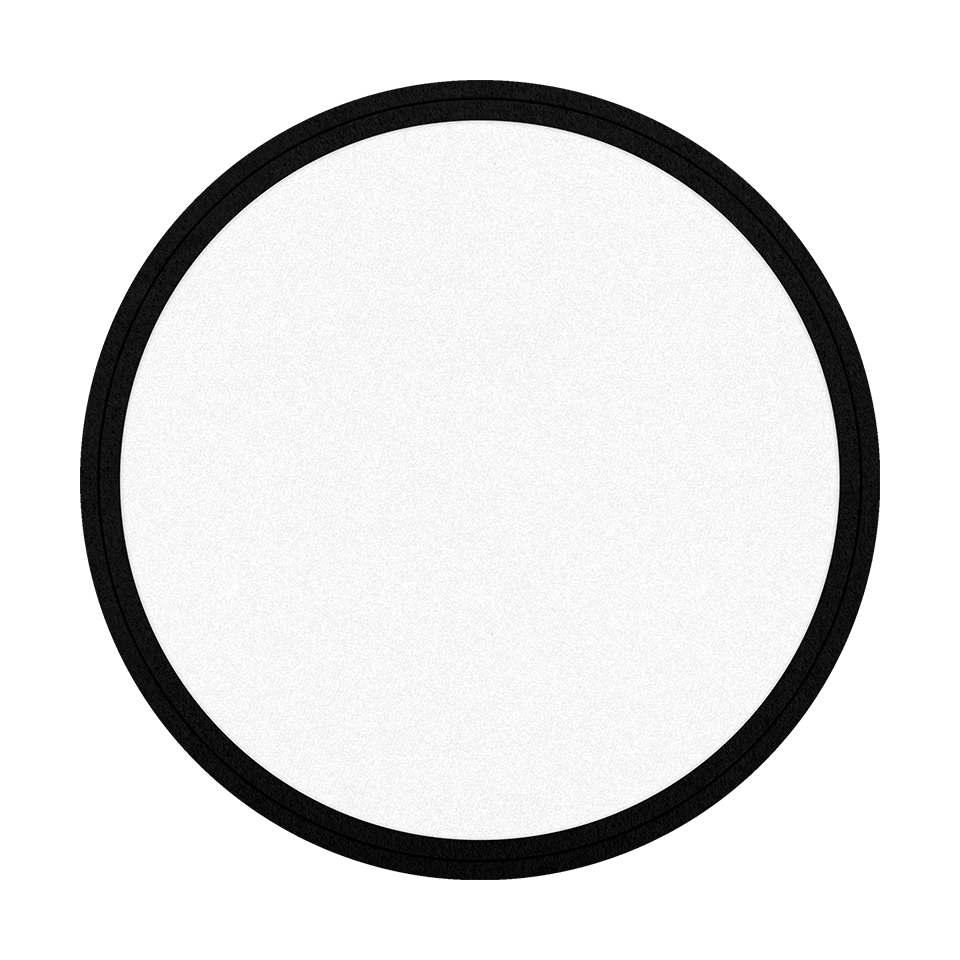 Parche VELUR con DTF Eco Flock Redondo con Acabado Mate